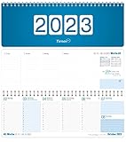 Wochen-Tischkalender 2023 im Quer-Format |1 Woche 2 Seiten | Wochenkalender in...