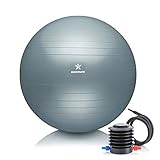 BODYMATE Gymnastikball Sitzball Trainingsball mit GRATIS E-Book inkl. Luft-Pumpe, Ball...