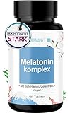 MBMGermany® Melatonin Schlaftabletten hochdosiert [SOFORT EFFEKT] mit...