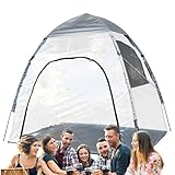 GUYOS Outdoor-Blasenzelt, durchsichtiges Pop-Up-Blasenzelt, 5,9 x 4,3 x 5,2 Fuß,...