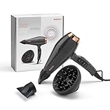 BaByliss Italian Air Pro 2200, Grau, AC-Motor, 2200 W Leistung, Ionen-Technologie, 6719DE