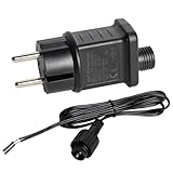 NEWNEN 4.5V Lichterkette Netzteil Adapter, LED Lichterketten Adapter Stecker mit...