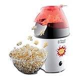 Russell Hobbs Popcornmaschine [Testsieger] Fiesta (Heißluft Popcorn Maker, ohne Fett &...