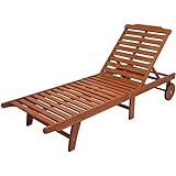 VARILANDO Deckchair, Liegestuhl, Gartenliegestuhl, Sitz- und Liegemöbel für den Garten,...