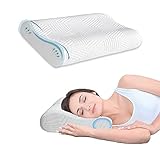 LAMB Kopfkissen Nackenkissen, Höheneinstellbares Kissen Memory Foam Ergonomisches,...