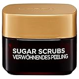 L'Oréal Paris Peeling für Gesicht und Lippen, Mit Zucker und Kakao-Butter, Sugar Scrubs...