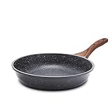 SENSARTE Antihaft Bratpfanne, 20cm Schweizer Granit-Beschichtung Omelette Pfanne, gesunde...