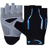 Fahrradhandschuhe Halbfinger Unisex Griffe Fahrrad Sommer Reiten MTB Bike...