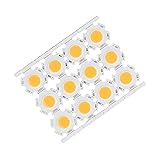 Tbest 12 Stück LED-PS-COB-Lichtemitter, Inhalt 5 W, 15–17 V, für DIY-eigene...