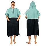 Zingtto Surf-Poncho, Extra Großer, Dicker Handtuch-Poncho für Männer und Frauen mit...