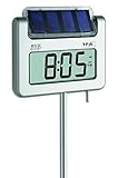 TFA Dostmann AVENUE PLUS Digitales Gartenthermometer mit Solarbeleuchtung...