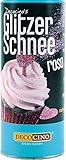 DECOCINO GlitzerSchnee rosa Glitzerstaub Glitzerpuder Backglitzer essbarer Glitzer zum...