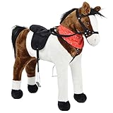 Pink Papaya Stehpferd zum draufsitzen | 75cm Spielpferd zum Reiten Jasper | Pferd zum...