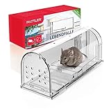 PATTLER® Mausefalle lebend - Extra große Lebendfalle Maus | Tierfreundlich Mäusefalle |...