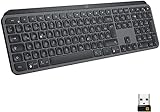 Logitech MX Keys Wireless Keyboard, Kabellose Bluetooth®-Tastatur mit...