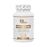 Sowelo - Vitamin B2, 200 Tabletten Vitamin B2 (Riboflavin), Hohe Konzentration 40 mg in...