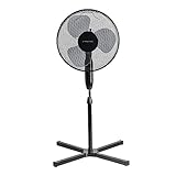 TROTEC Standventilator TVE 17 S – 40 Watt, oszillierend 80°, 3 Stufen, Ø 40 cm,...