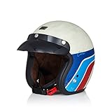 ORIGINE Motorradhelm Jethelm Vintage Rollerhelm Retro ECE-Zertifizierung (Classic Vintage...