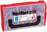 fischer FixTainer DuoPower kurz / lang, Dübelbox mit 210 DuoPower Dübeln (80 Stk. 6 x...