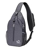 WATERFLY Sling Rucksack Sling Bag Schulterrucksack Umhängetasche Verstellbarer...