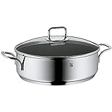 WMF Schmorpfanne 28 cm hoher Rand, Bräter Induktion, Schmortopf mit Deckel 5,0l, Pfanne...