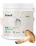 brandl® Bio Shiitake Kapseln mit 500mg Shiitake Pulver pro Dosis | Shiitake...