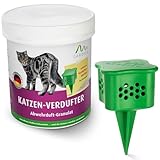 GARDIGO® Katzenschreck Granulat inklusive Beet-Stecker | 300g | Katzenschreck...