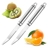 Giantree 2er Grapefruit Löffel, Grapefruitmesser Gebogenes Grapefruitmesser aus...