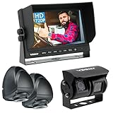 VSG24 HD Doppellinsen Rückfahrkamera 7' RUNDUMBLICK-Set inkl. 720P HD Doppellinsen und...