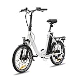 VecoCraft E-Pax e Bike klapprad, Elektro klapprad 20 Zoll, mit herausnehmbarem 36V 13Ah...