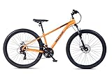 Wildtrak - Stahl-Mountainbike, Erwachsene, 27.5 Zoll, 21-Gang, Shimano-Schaltung - Orange