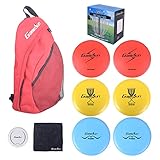 GS-D07R DISC Golf-Set mit Tasche, Rot