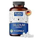 Raibu® Silizium Kapseln hochdosiert - 90 Kapseln für 3 Monate - 667mg -...