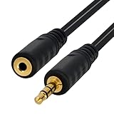 BIGtec 10m stereo Klinken Verlängerung AUX Klinke Kabel 3,5mm Kabel ST/BU Audio...