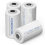 POWEROWL D Akku Mono 1.2V 10000mAh Wiederaufladbar D Batterien mit Geringer...