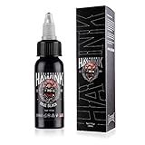 HAWINK Black Tattoo Ink 1 oz (30ml) Vegan-Friendly Standard Pigment Tattoo Supplies True...