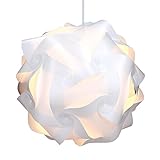 kwmobile DIY Puzzle Lampe XL Deckenlampe - Pendelleuchte Schirm Lampe - Set mit...