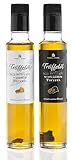 Gourmet Trüffelöl-Set (2 x 250 ml) mit echtem schwarzen und weißen Trüffel. Aus...