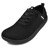 JACKSHIBO Barfußschuhe Herren Minimalistische Barfussschuhe Leicht Atmungsaktiv Barfuss...