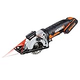 WORX WX523 Akku Handkreissäge 20V / Schneidet mühelos Holz, Metall, Fliesen...