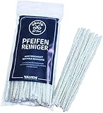 VAUEN Baumwoll Pfeifen Reiniger - 1 x 80er Packung Basteln Plüsch biegsam...