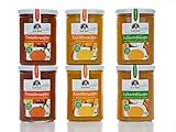 Ralf Moll Fastensuppen | 6x380ml Bio-Suppen im Glas | Abnehmen mit Suppe Intervallfasten...