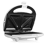 Tristar Sandwich-Maker mit Antihaftbeschichtung, 750 Watt, für 2 Sandwichtoasts pro...