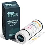 RUNBO 6 in 1 Aquarium-Teststreifen, 150 Stück, Aquarium-Test-Set für Süßwasser,...