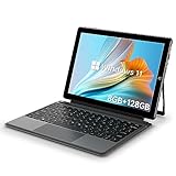 ALLDOCUBE 2 in 1 Tablet PC mit Tastatur Windows 11,Tablet Laptop 10.5 Zoll,Celeron...