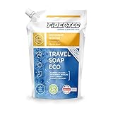 Fibertec Travel Soap Eco Nachfüllbeutel, biologisch abbaubare universal...