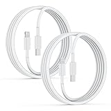 USB C auf Lightning Kabel 2M 2Pack, [Apple MFi Zertifiziert] iPhone Ladekabel...