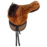 Macon Fell-Reitkissen Pony/cob braun/cap