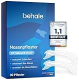 Behale - 30x Nasenpflaster Schnarchen - Dermatologisch getestet I Nose Strips for sleeping...