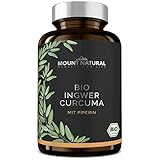 Curcuma & Ingwer & Pfeffer (180 Kapseln), NEUARTIGE KURKUMA KOMBINATION: Curcumin &...